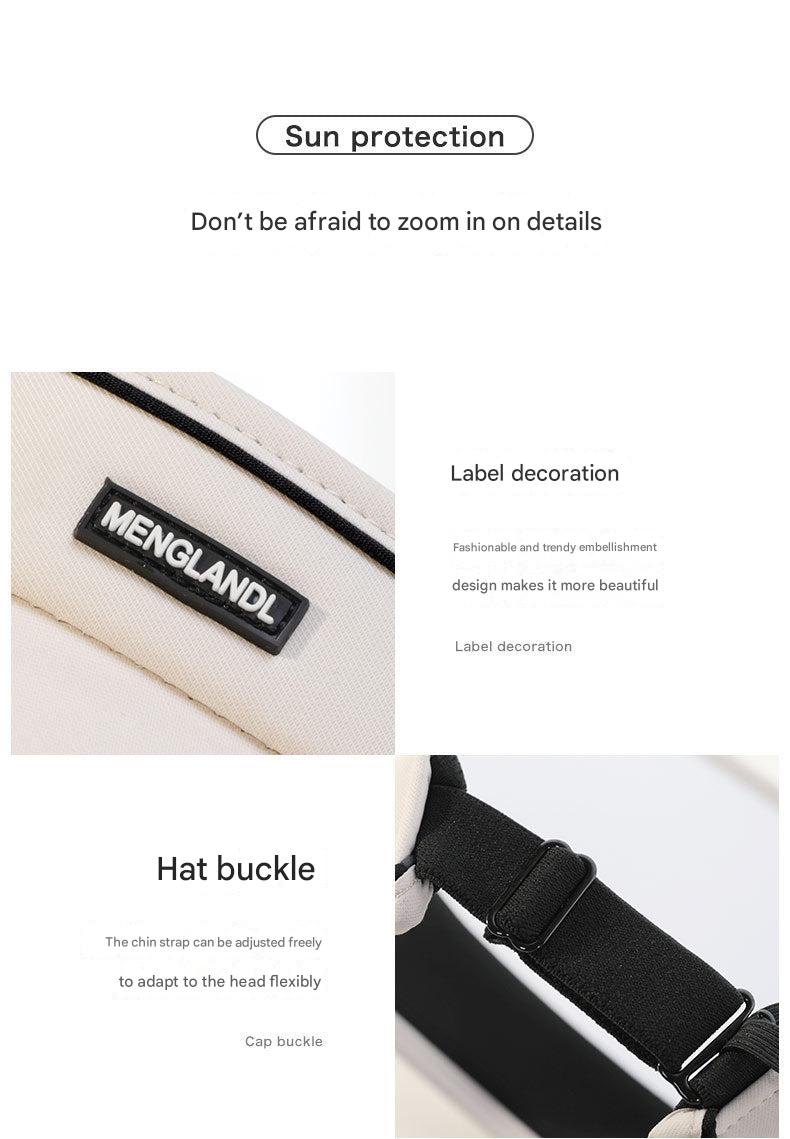 Premium wide brim sun hat - White colour