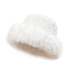 Knitted beanie with unique design accents