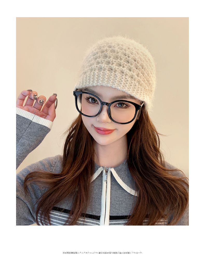 Knitted ear warmers for outdoor activities
