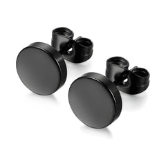 Elegant punk earrings styled with casual outfit