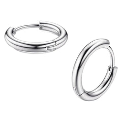 Various sizes of titanium earrings image 5