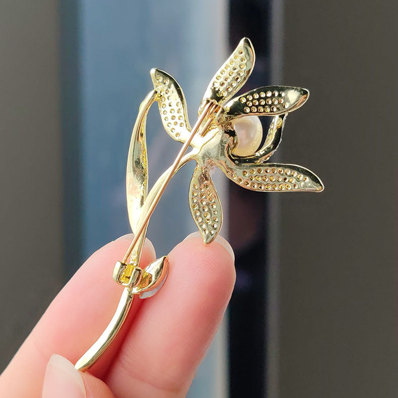 Charming Floral Accessory on Model