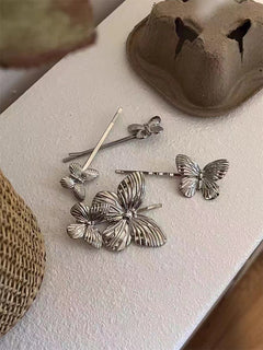 Close-up view of Butterfly Hair Clip Design