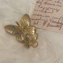 Butterfly Hair Clip on a Model
