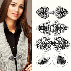 Scarf clip showcasing lightweight design