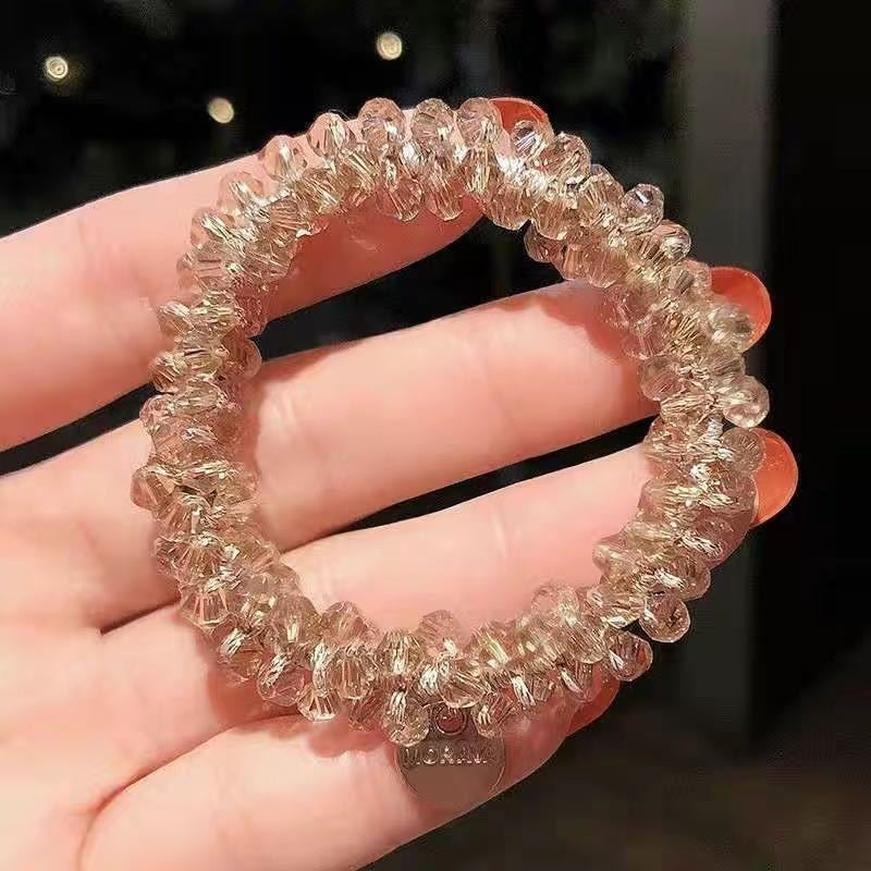 Chic Korean Pearl Hair Tie Bracelet Image 6